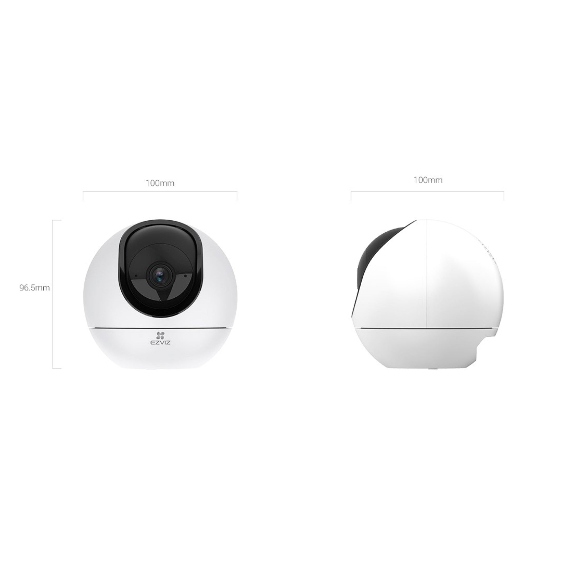 EZVIZ H6 5MP Indoor Smart Camera – 3K Pan/Tilt, Night Vision, Auto-Zoom | SkiTeck Dubai