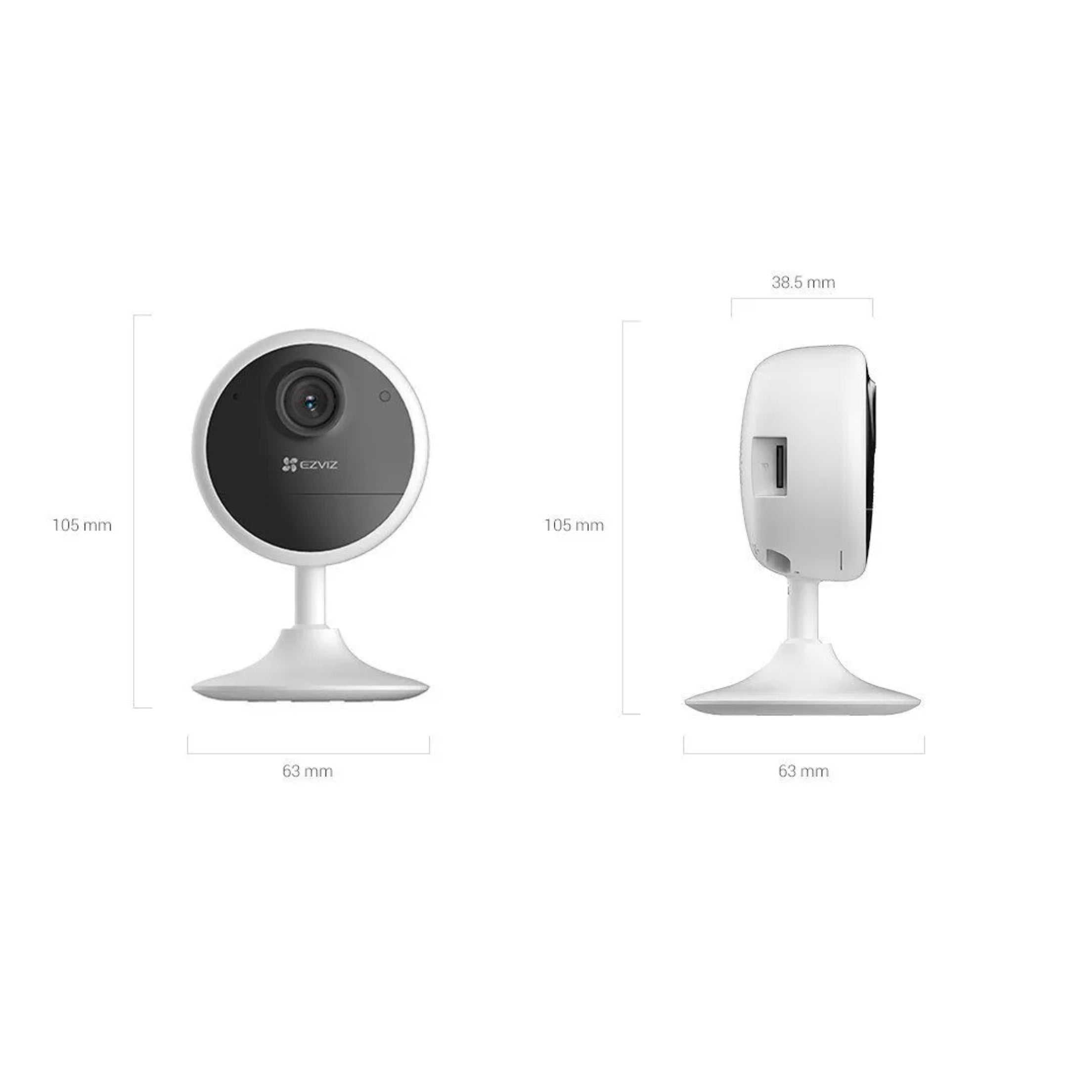 EZVIZ CB1 Smart Indoor Camera – 1080p, Battery, Motion Detection, Alexa Ready | SkiTeck Dubai