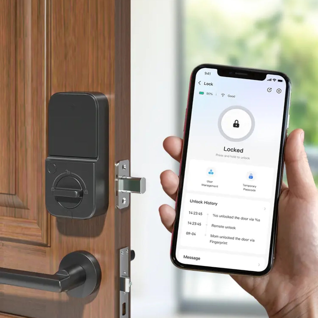Imou Cubo 1 Smart Lock – Wi-Fi, 3D Fingerprint, Works with Alexa, Google, Siri & Alice | 12-Month Battery | Skiteck Dubai