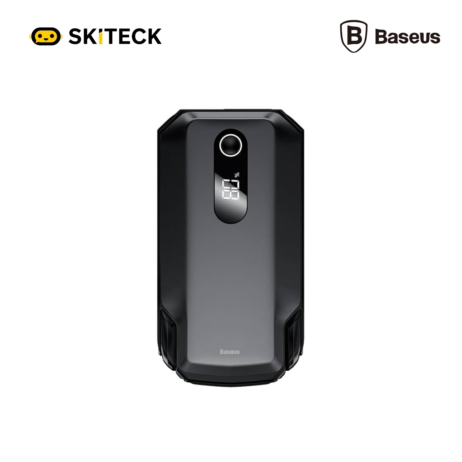Baseus 2000A Car Jump Starter 20000mAh – Portable 12V Battery Booster for 8.0L Gas & 4.0L Diesel Engines with Digital Display & Jumper Cables | SkiTeck Dubai