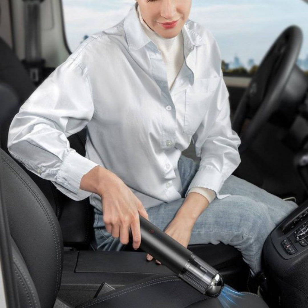 Baseus A3 Cordless Car Vacuum Cleaner β 15kPa Handheld, 135W Portable with LED & Type-C Fast Charging | SkiTeck UAE