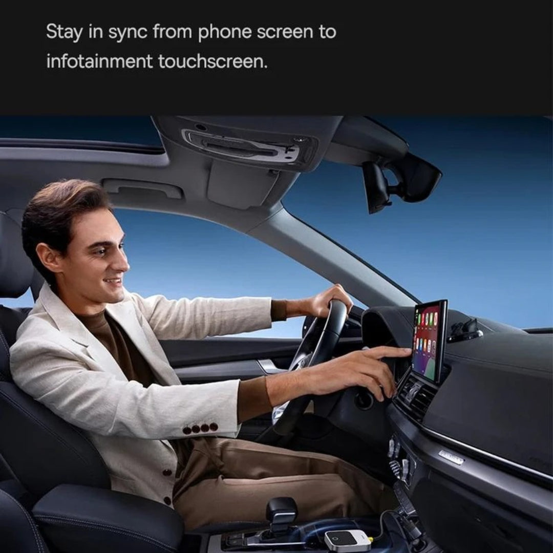 Baseus Wireless CarPlay Adapter for iPhone β Convert Wired to Wireless | SkiTeck UAE
