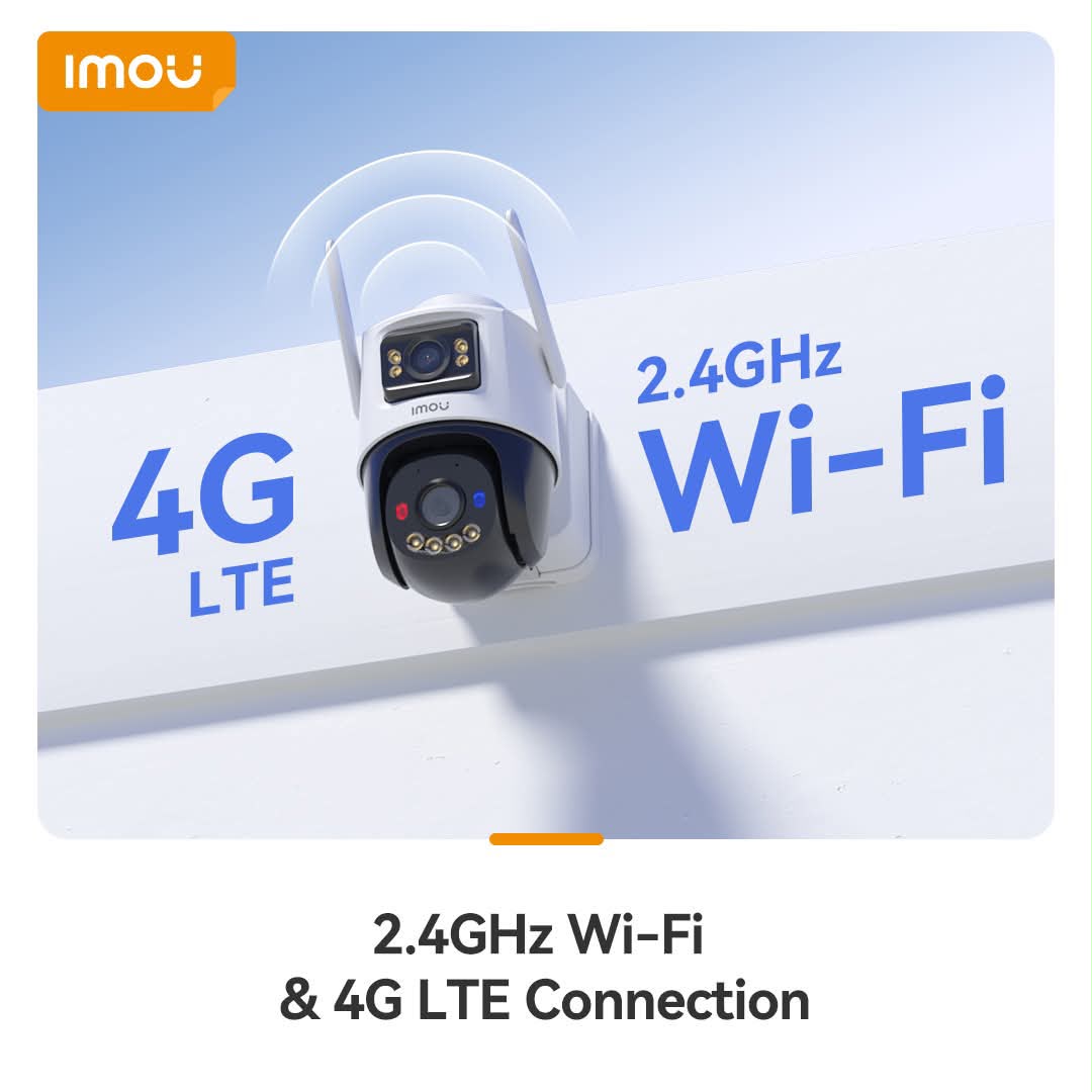 IMOU AOV Dual 10MP 4G + WiFi Solar Security Camera | 360° PTZ Outdoor CCTV | 8W Solar Panel | 10,000mAh | Skiteck Dubai