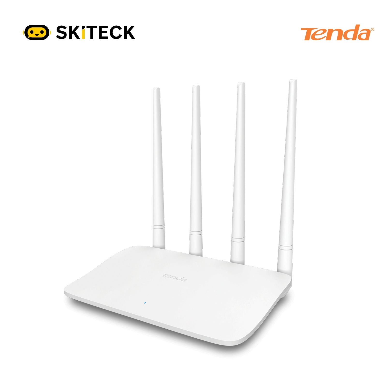 Tenda F6 V4.0 N300 WiFi Router with 4x5dBi Antennas | Easy Setup | Not a Modem | Skiteck Dubai