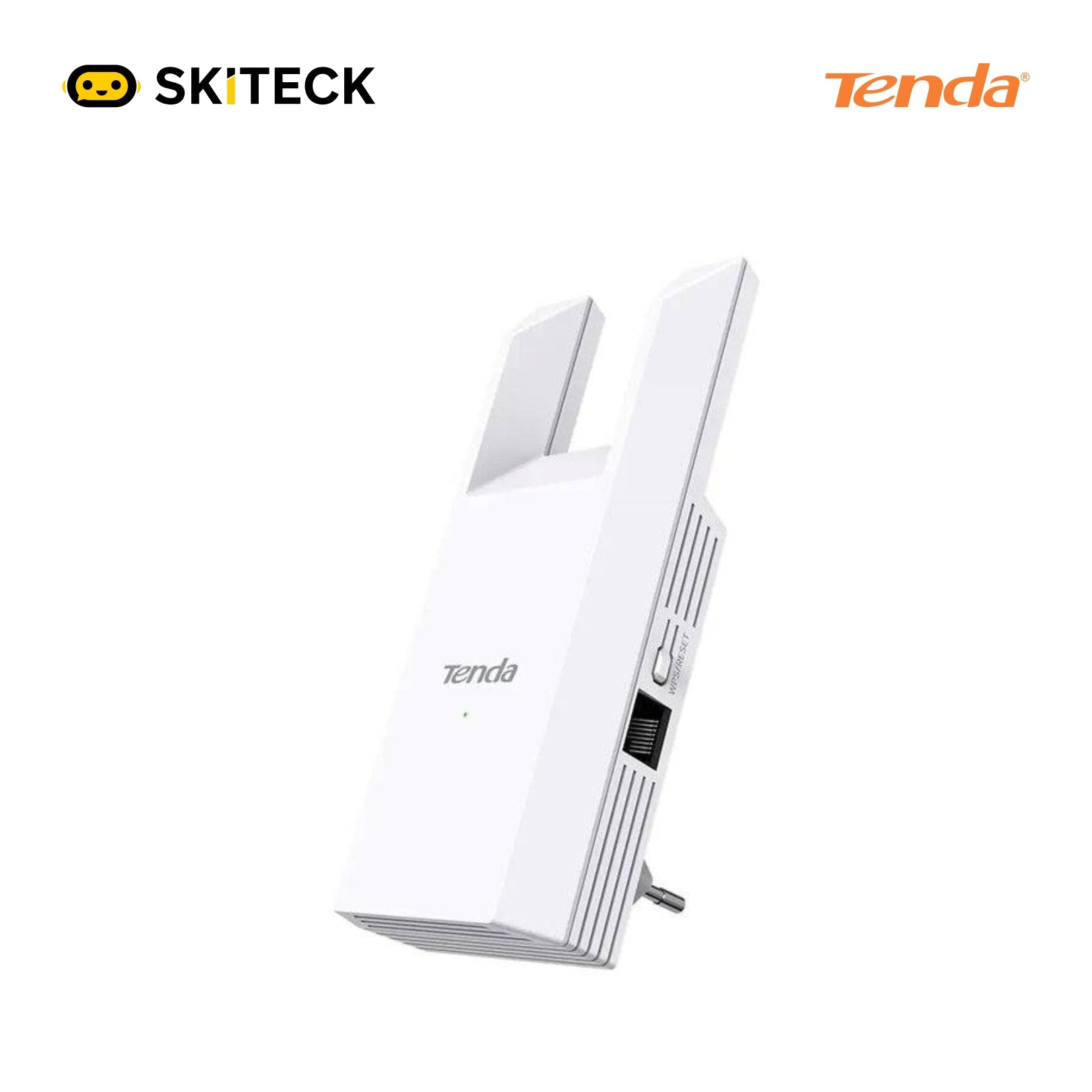 Tenda T10 N300 Wi-Fi Range Extender – 300Mbps Signal Booster | Dual Antenna | Plug & Play | Skiteck Dubai