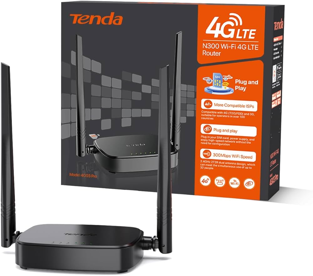 4G03 Pro N300 Wi-Fi 4G LTE Router