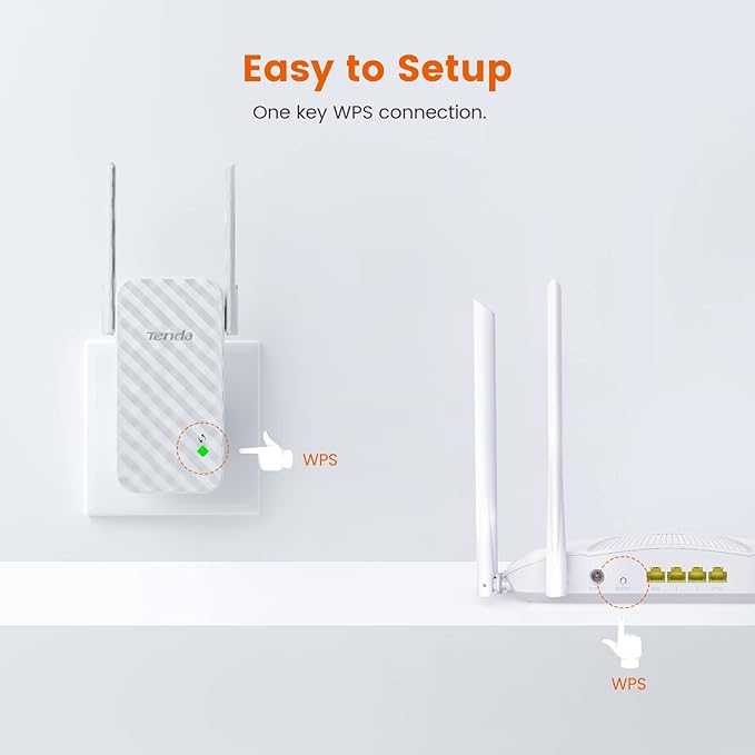 Tenda A9 Wireless N300 Universal Range Extender Skiteck Dubai