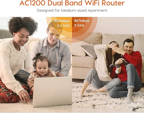 AC5 AC1200 Dual Band Wireless Router